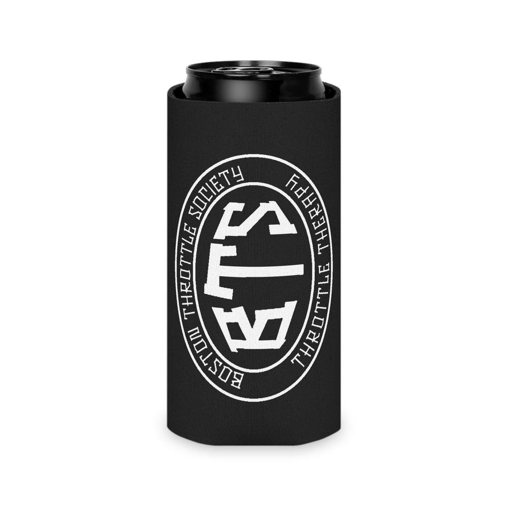 Can Cooler — Boston Throttle Society "BTS" Logo Koozie