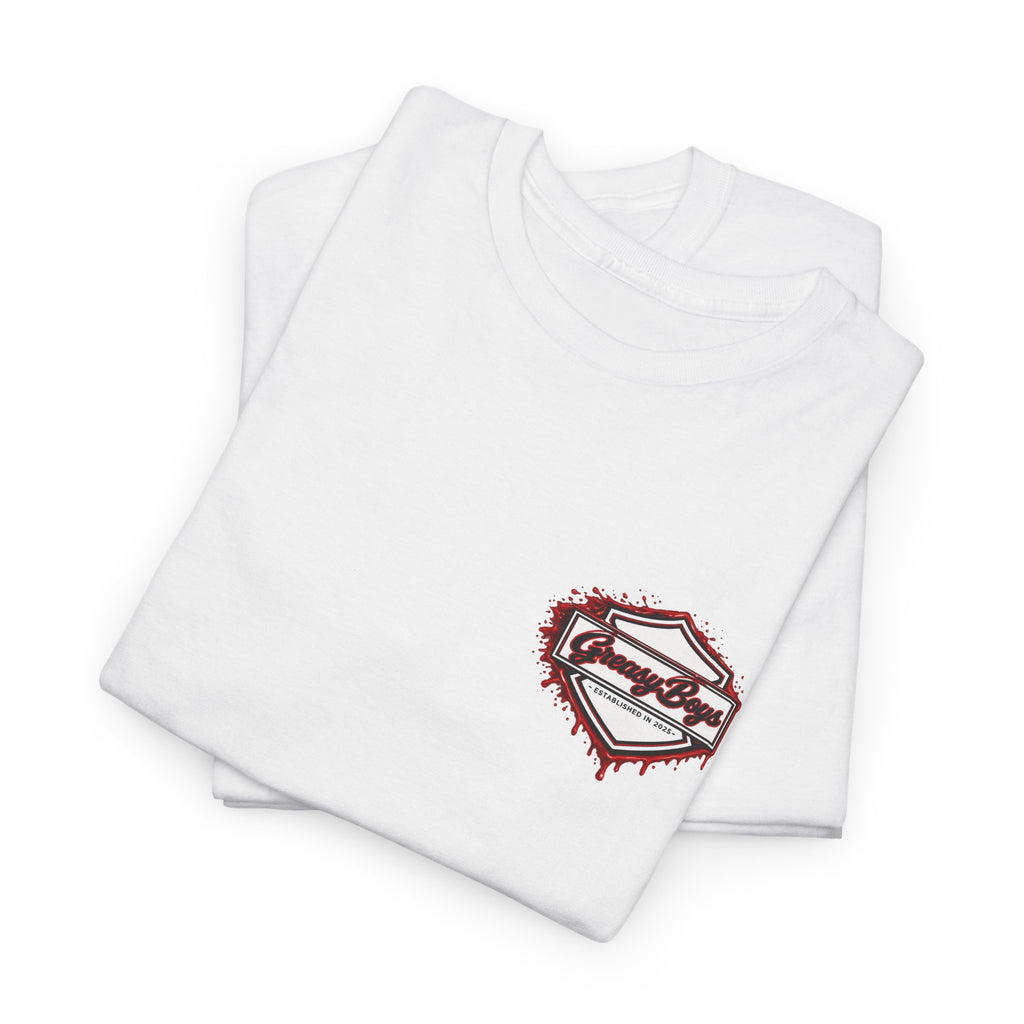Greasy Boys x BTS License Plate Tee