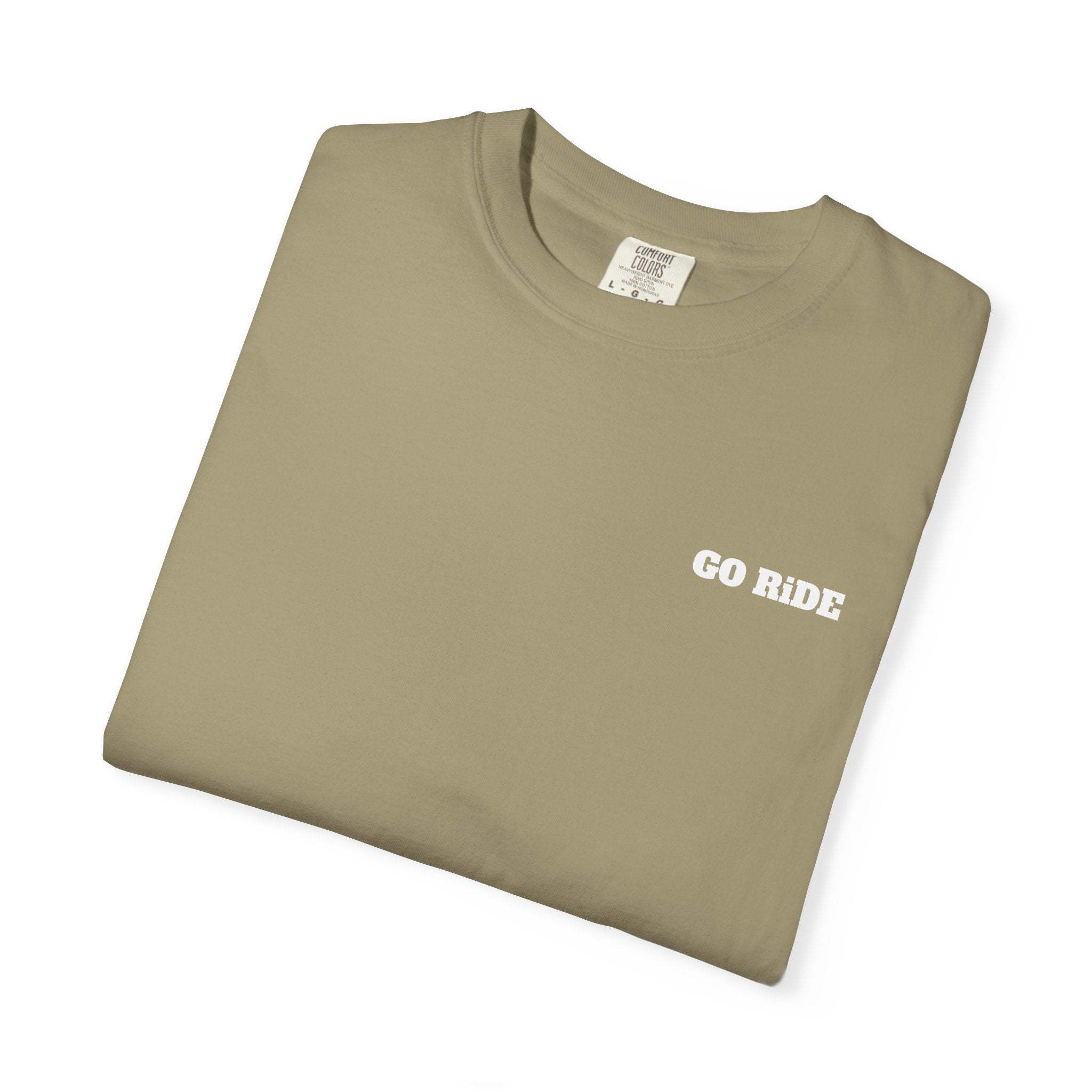 Vintage Oval Logo T-Shirt — Garment-Dyed Casual Tee