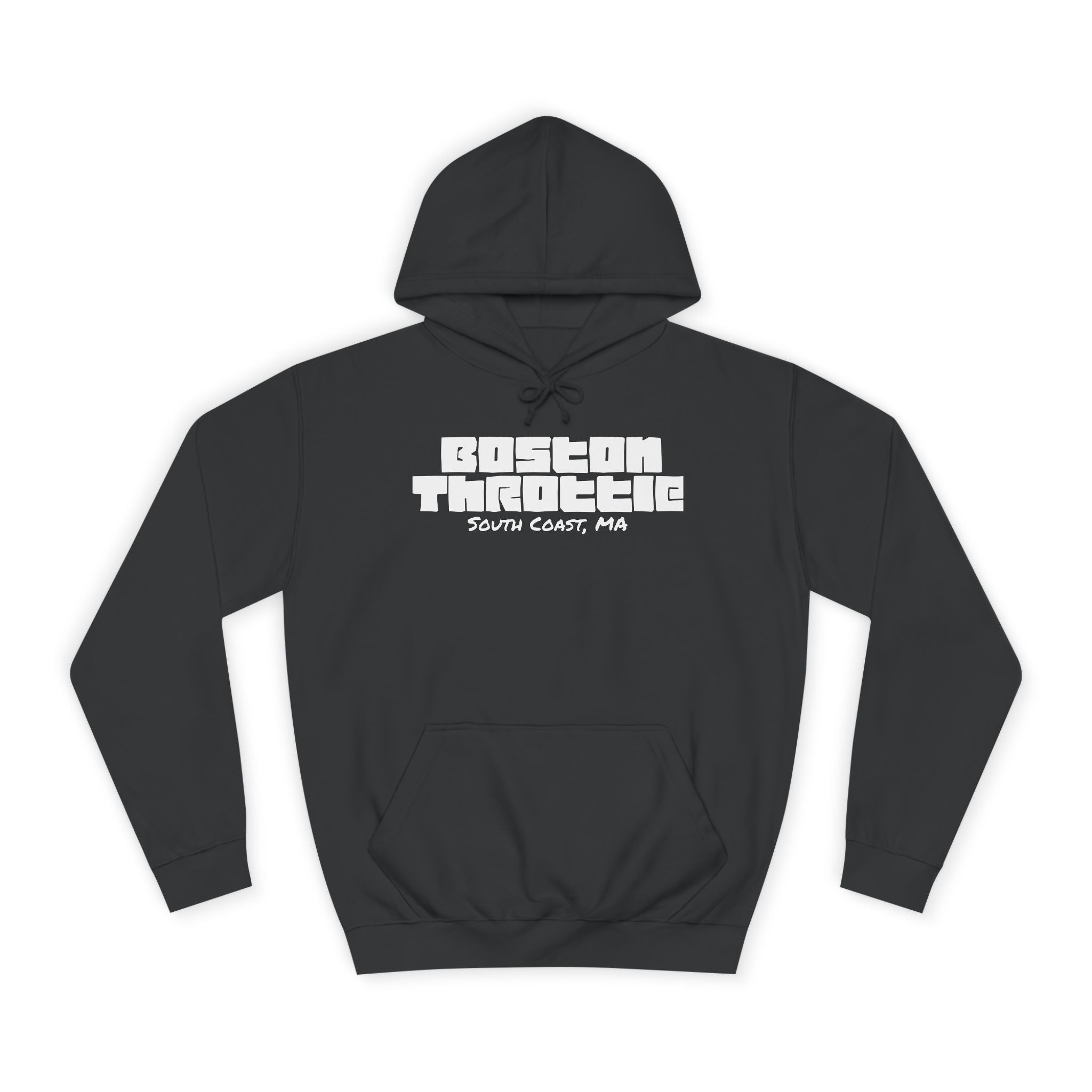 Boston Throttle Hoodie — “I Just Wanna Crank My Hawg” Motorcycle Pullover