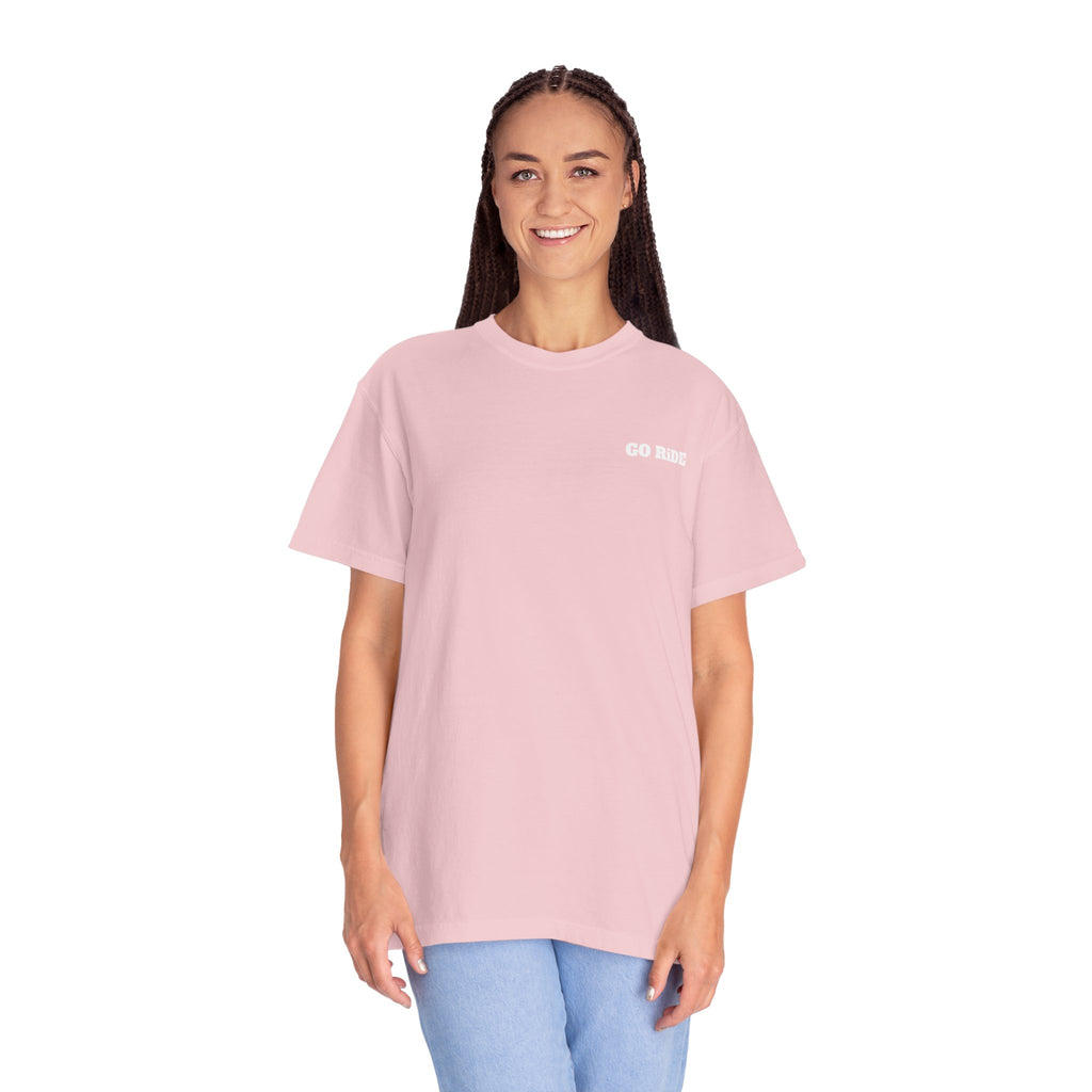 Vintage Oval Logo T-Shirt — Garment-Dyed Casual Tee
