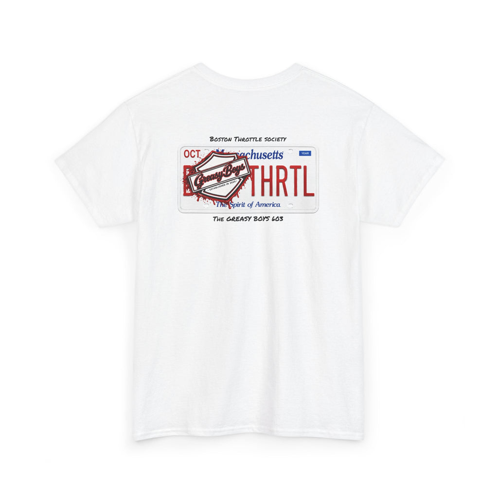 Greasy Boys x BTS License Plate Tee