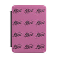 Pink 'Book Butterfly Society' Kindle Case — Patterned E-Reader Cover for Book Lovers