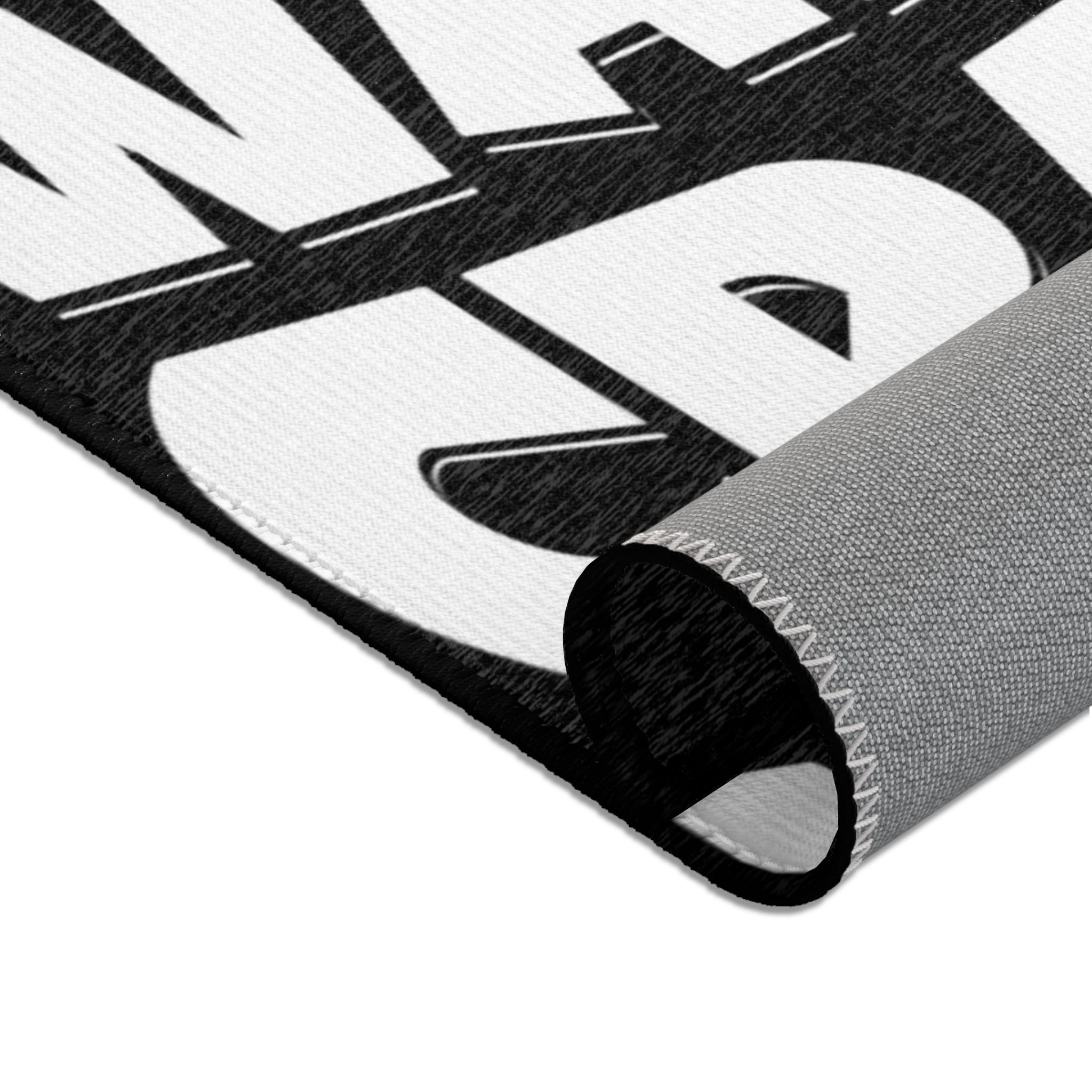 I Just Wanna Crank My Hawg Area Rug / Bike Mat