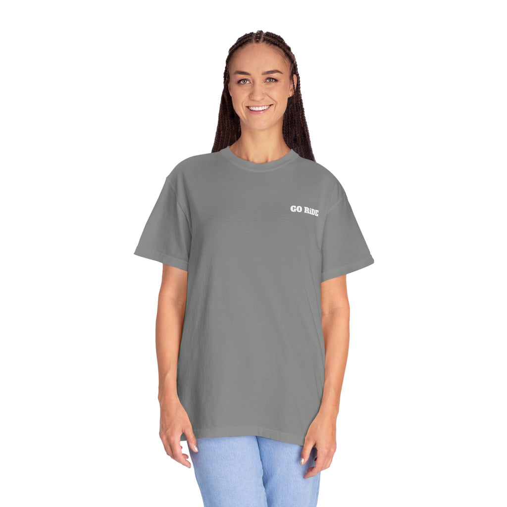Vintage Oval Logo T-Shirt — Garment-Dyed Casual Tee