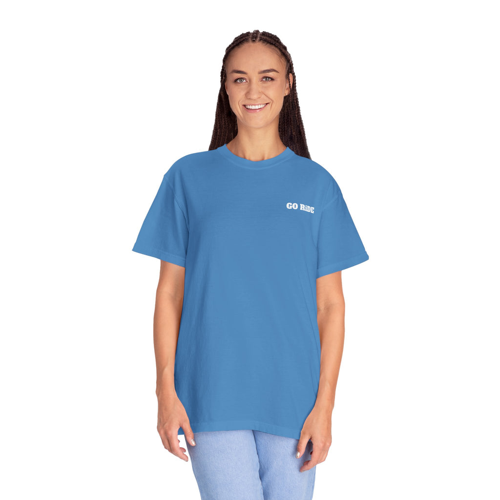 Vintage Oval Logo T-Shirt — Garment-Dyed Casual Tee