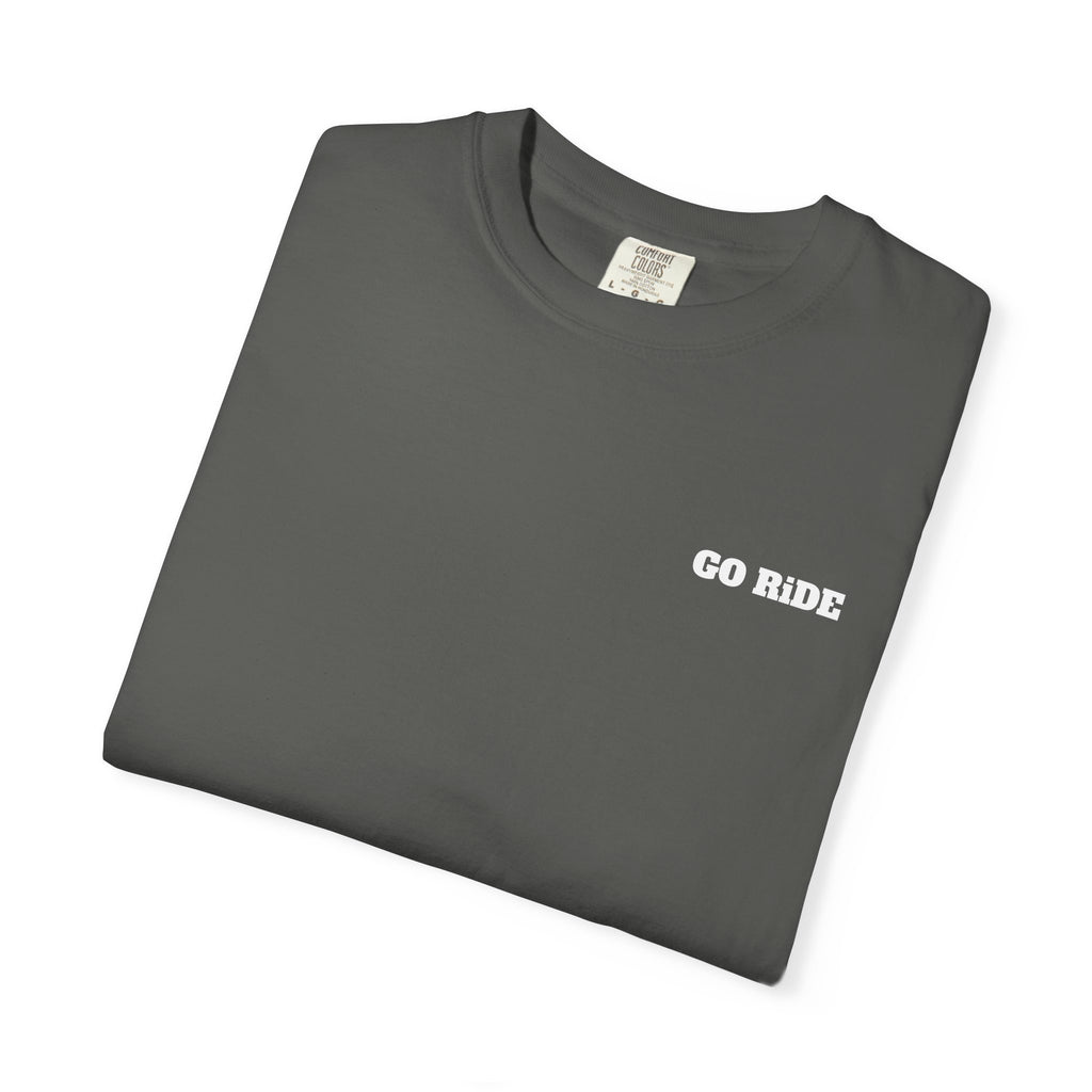 Vintage Oval Logo T-Shirt — Garment-Dyed Casual Tee