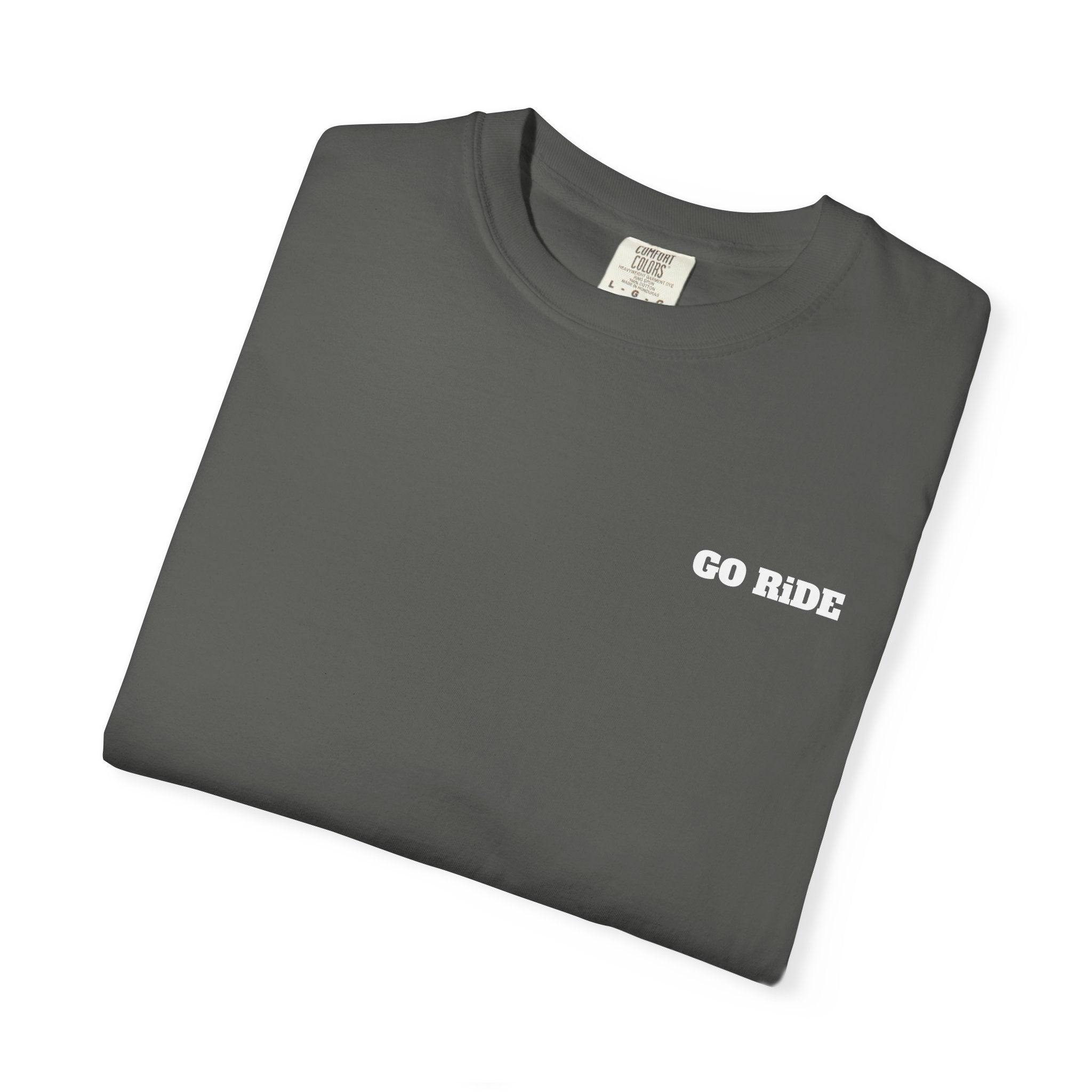 Vintage Oval Logo T-Shirt — Garment-Dyed Casual Tee
