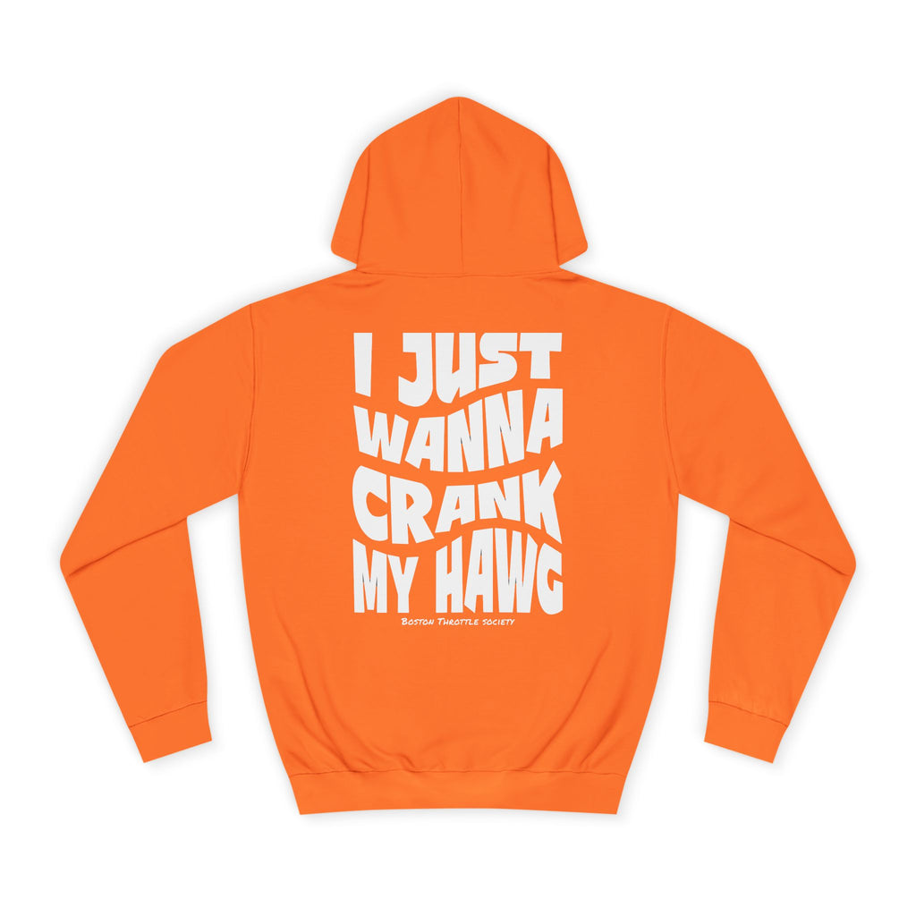 "I Just Wanna Crank My Hawg" Oversized Graphic Hoodie