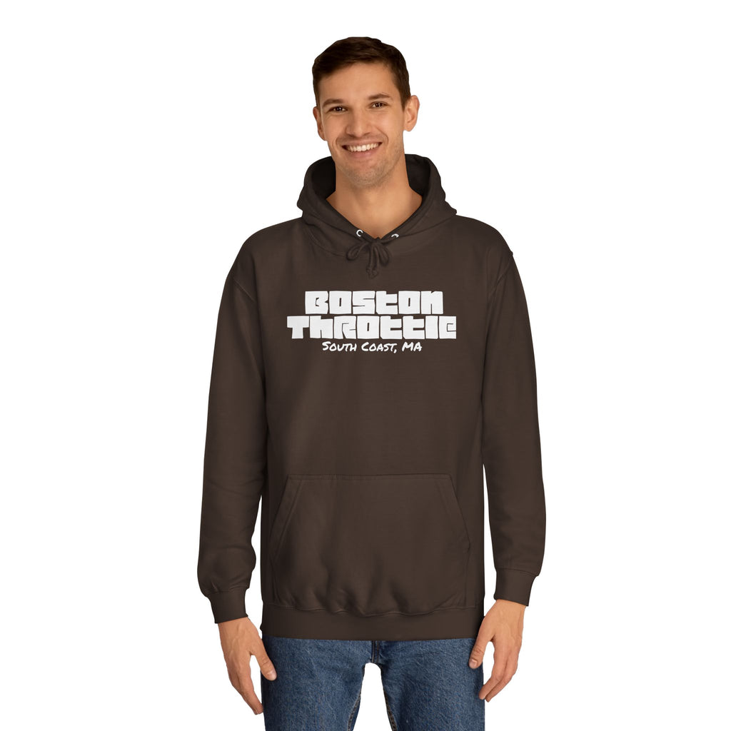Boston Throttle Hoodie — “I Just Wanna Crank My Hawg” Motorcycle Pullover
