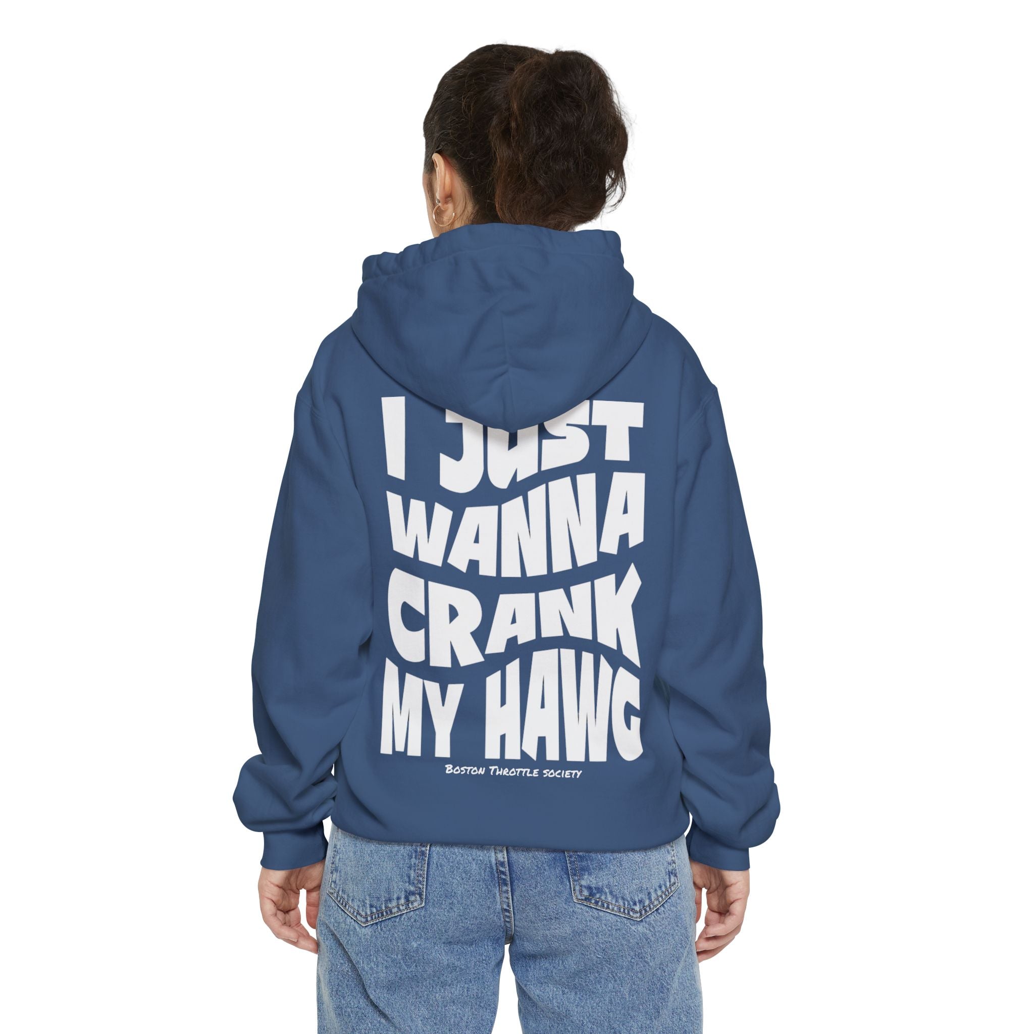 Circle Logo w/ I Just Wanna Crank My Hawg on Back