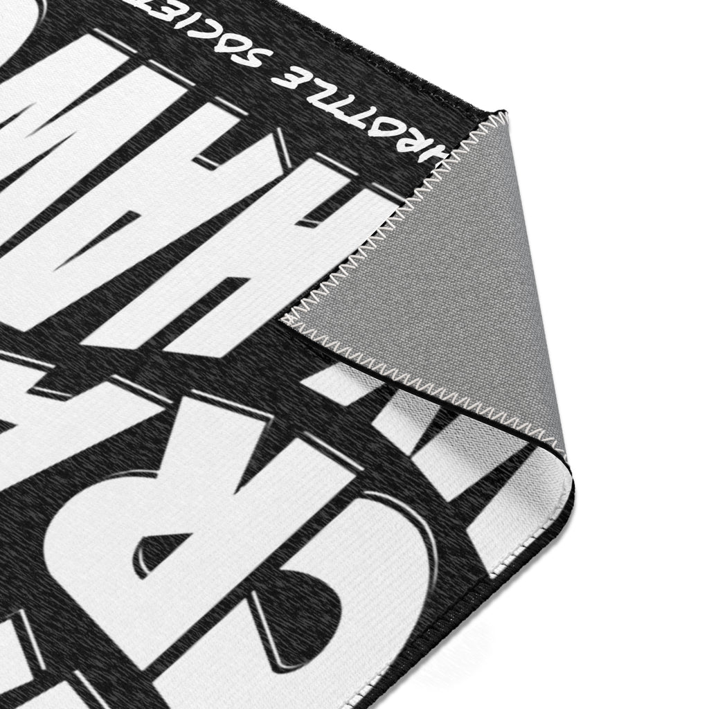 I Just Wanna Crank My Hawg Area Rug / Bike Mat