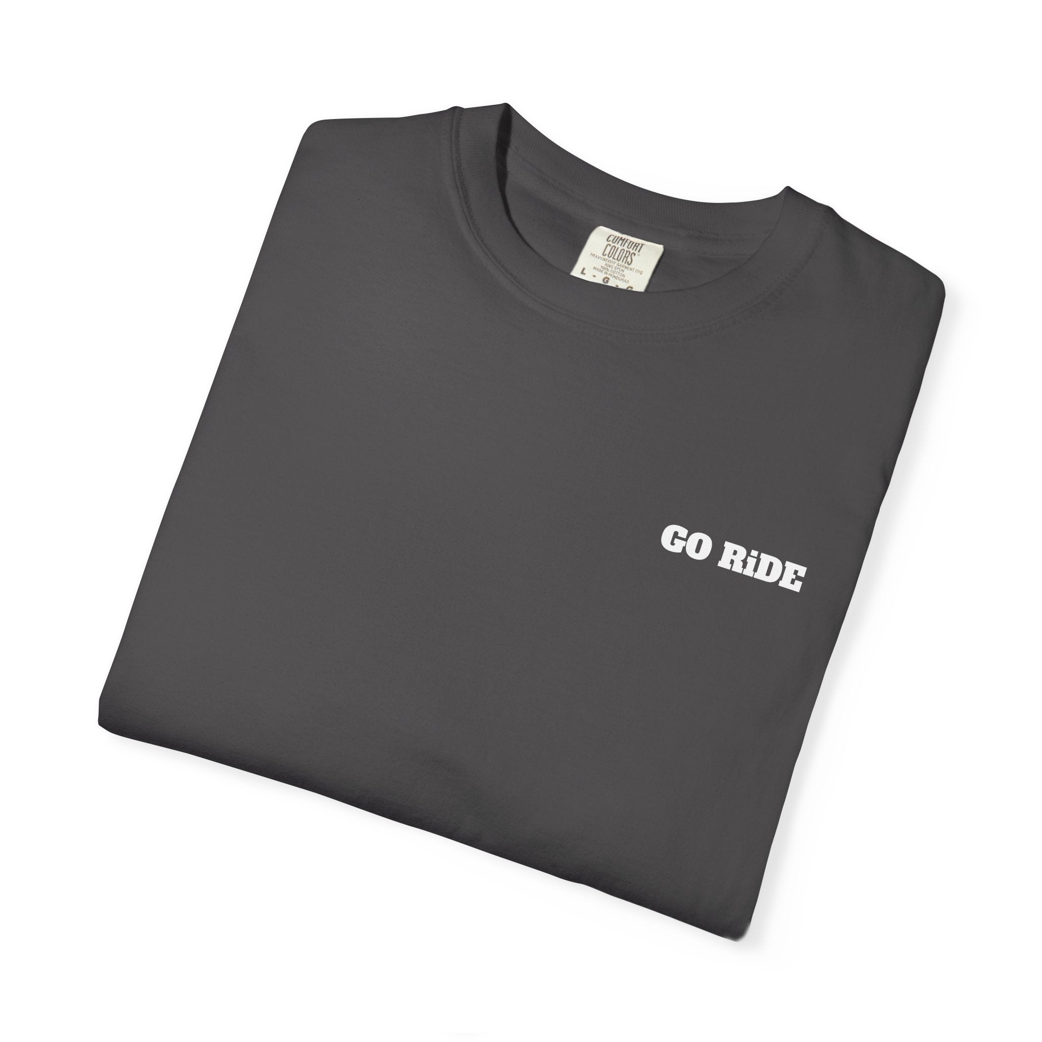 Vintage Oval Logo T-Shirt — Garment-Dyed Casual Tee