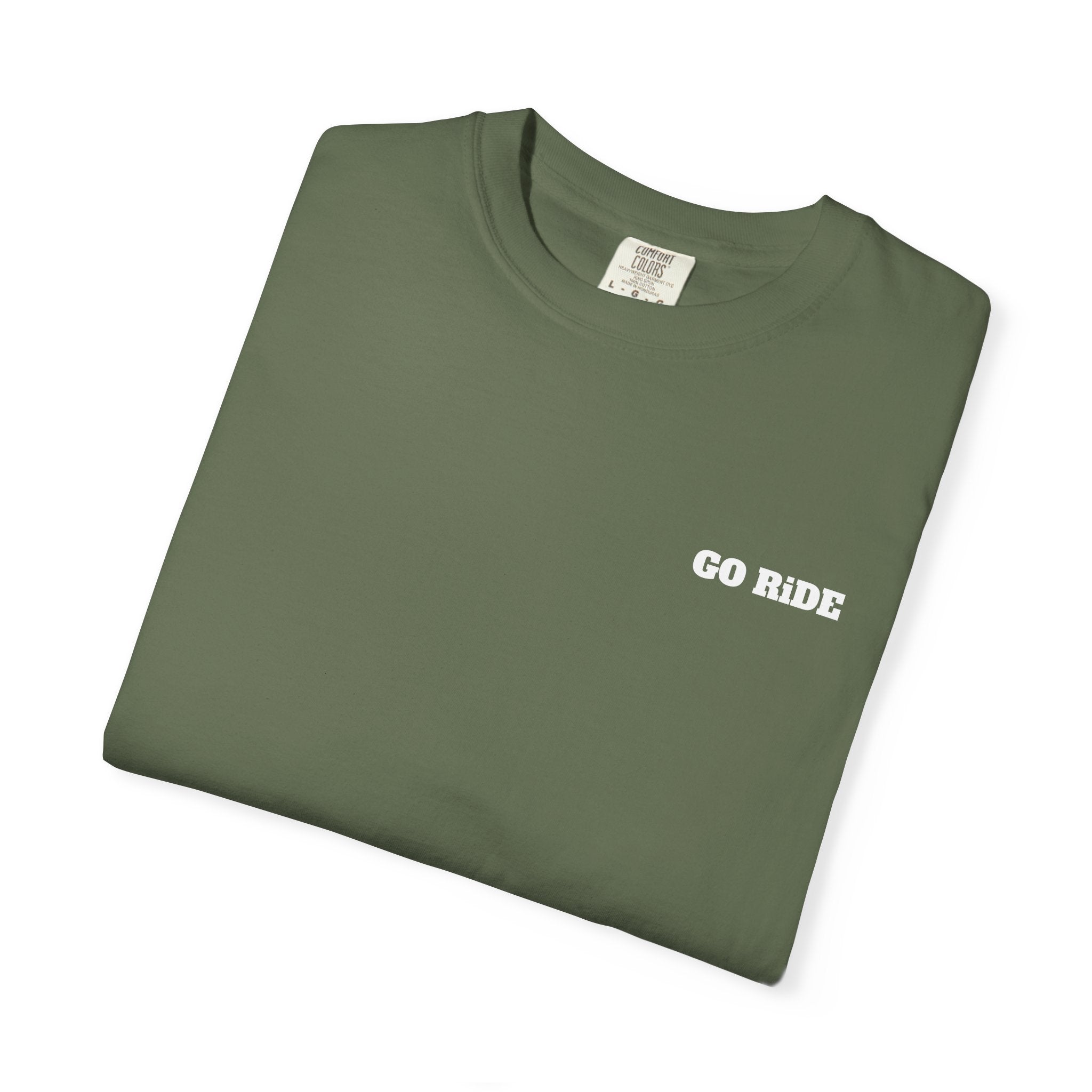 Vintage Oval Logo T-Shirt — Garment-Dyed Casual Tee