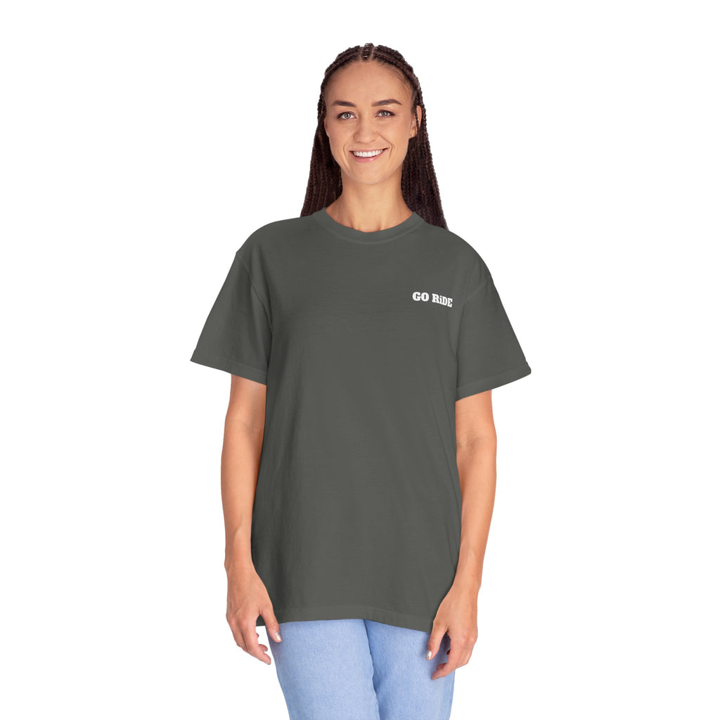 Vintage Oval Logo T-Shirt — Garment-Dyed Casual Tee