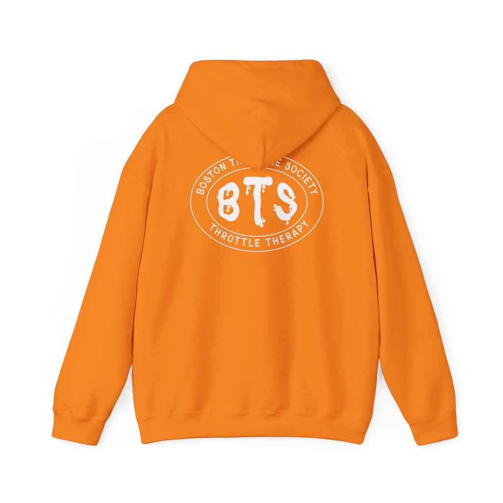 BTS Boston Throttle Society logo Hoodie | Motorcycle Club Graphic Pullover
