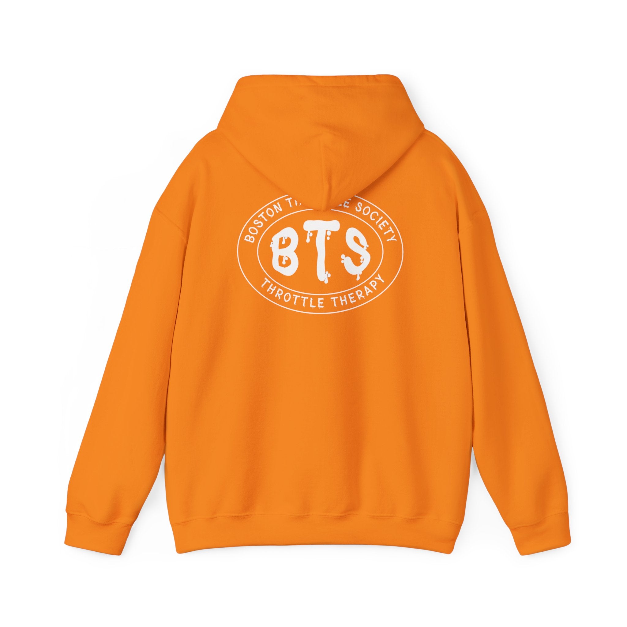 BTS Boston Throttle Society logo Hoodie | Motorcycle Club Graphic Pullover