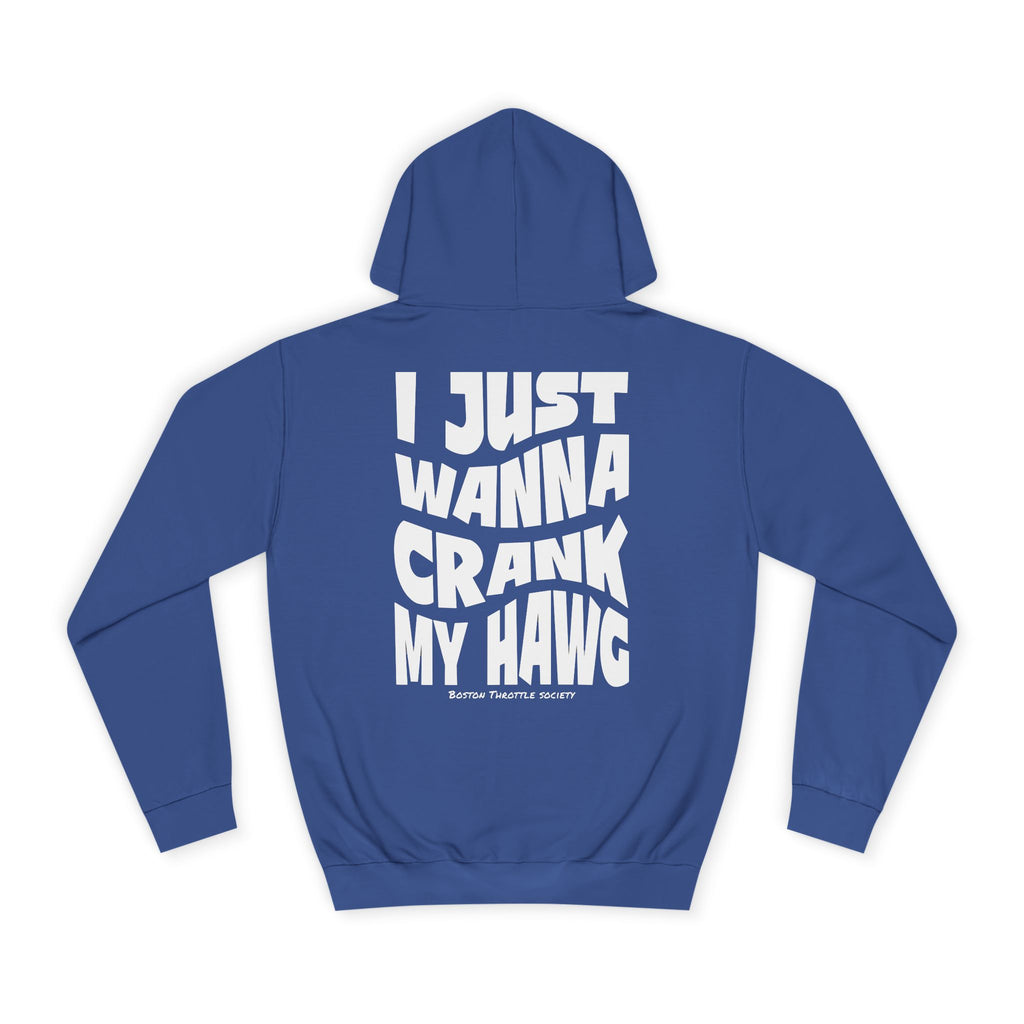 "I Just Wanna Crank My Hawg" Oversized Graphic Hoodie