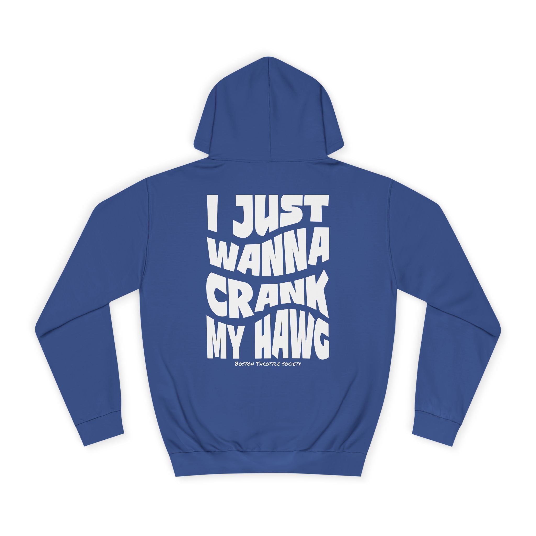 "I Just Wanna Crank My Hawg" Oversized Graphic Hoodie