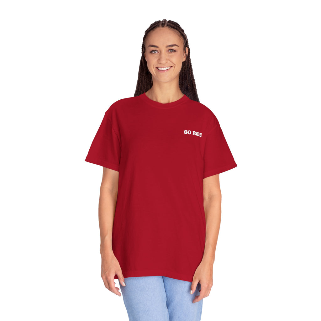 Vintage Oval Logo T-Shirt — Garment-Dyed Casual Tee