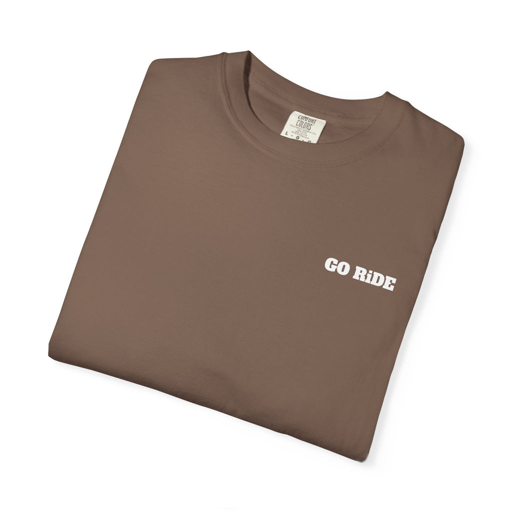 Vintage Oval Logo T-Shirt — Garment-Dyed Casual Tee