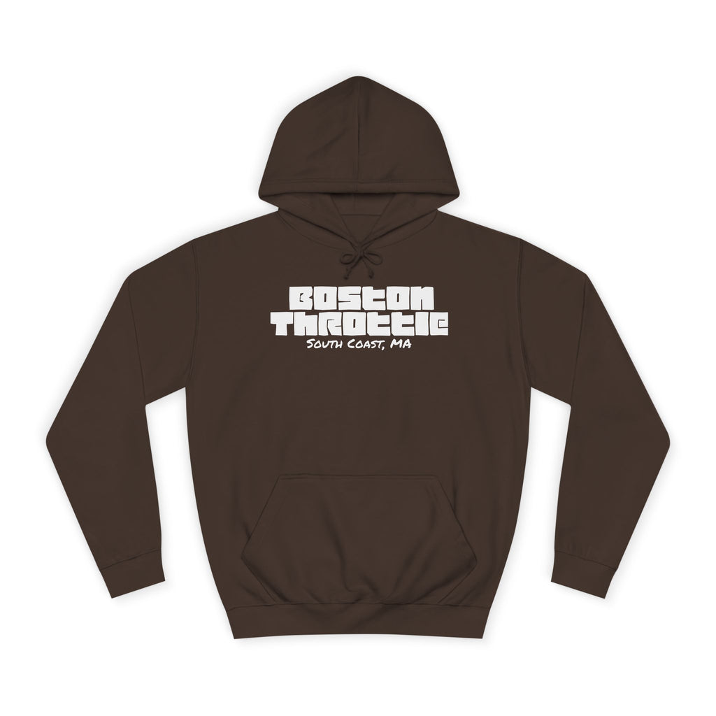 Boston Throttle Hoodie — “I Just Wanna Crank My Hawg” Motorcycle Pullover