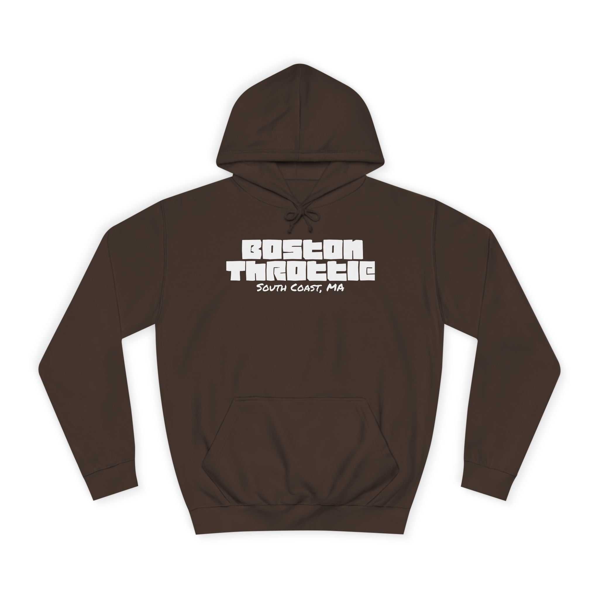 Boston Throttle Hoodie — “I Just Wanna Crank My Hawg” Motorcycle Pullover
