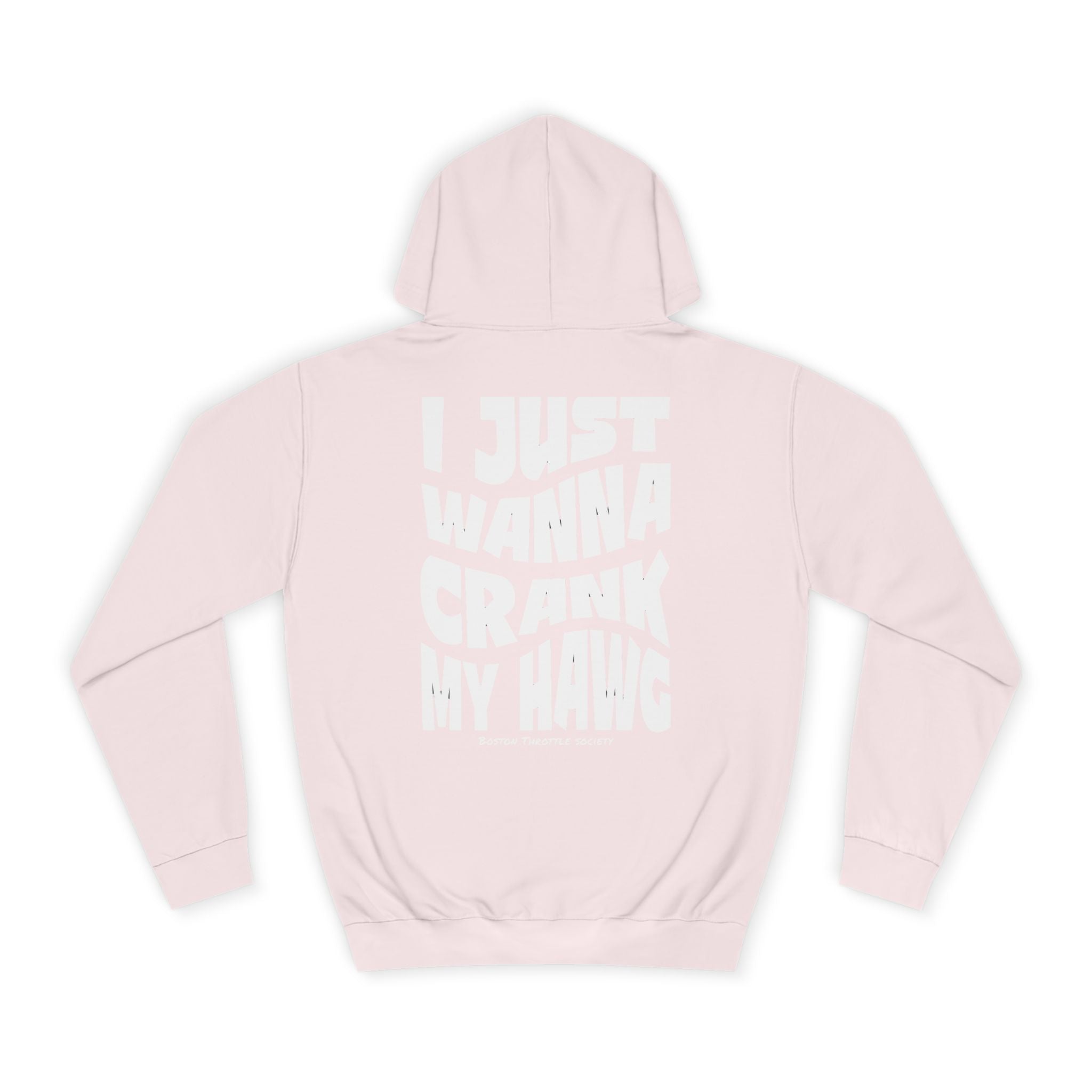 "I Just Wanna Crank My Hawg" Oversized Graphic Hoodie