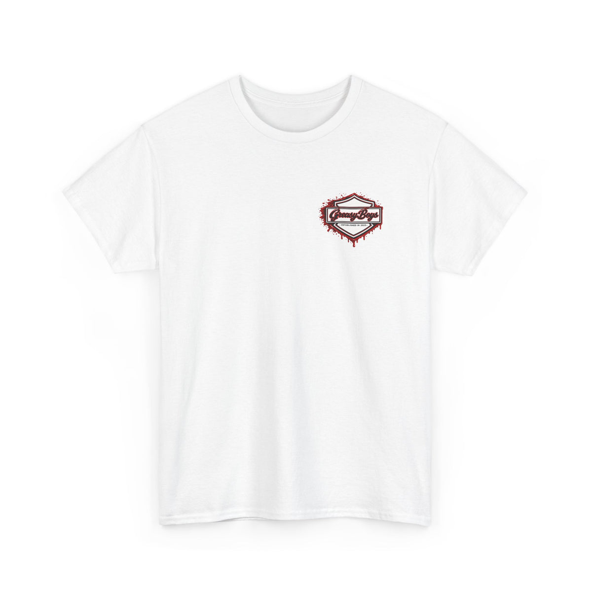 Greasy Boys x BTS License Plate Tee