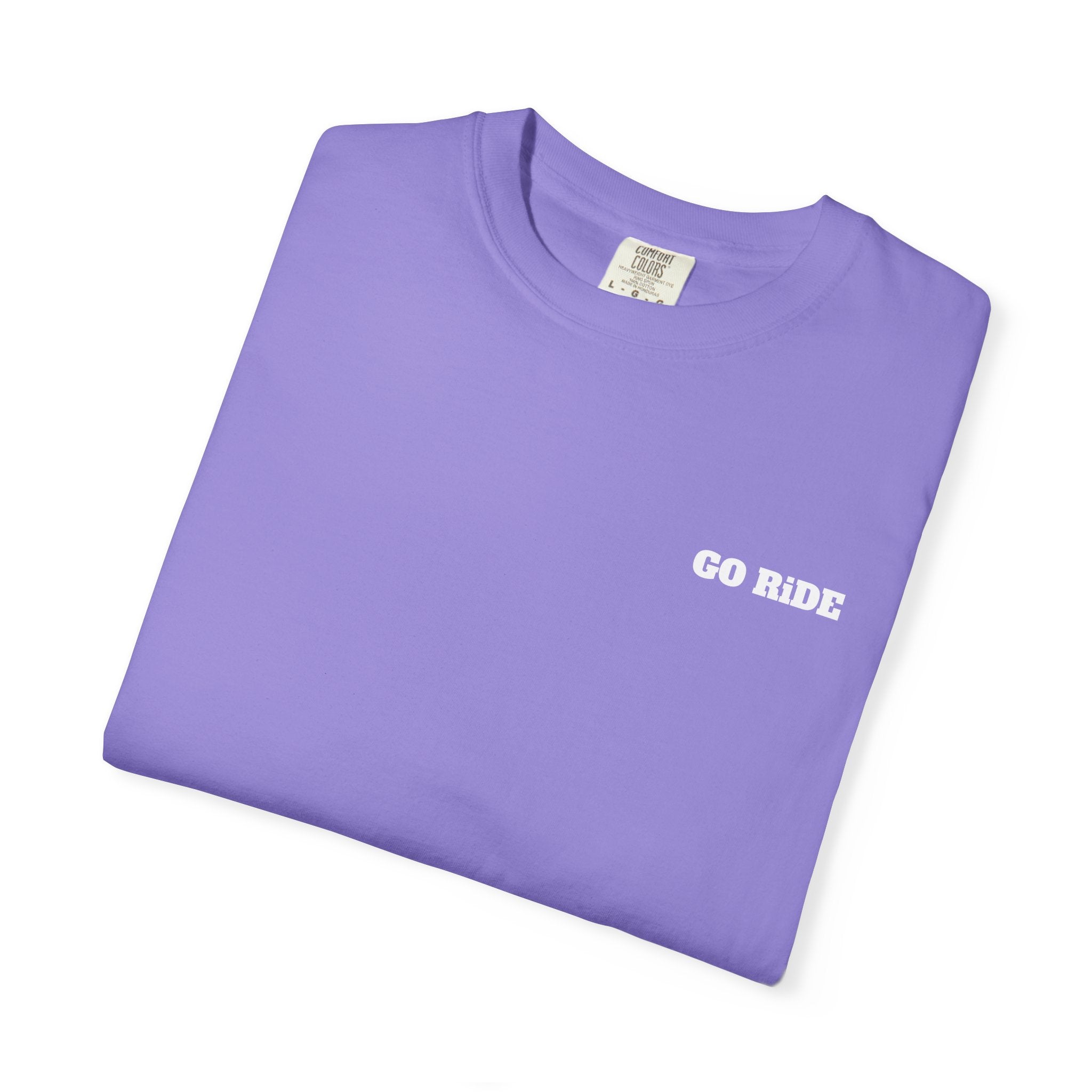 Vintage Oval Logo T-Shirt — Garment-Dyed Casual Tee