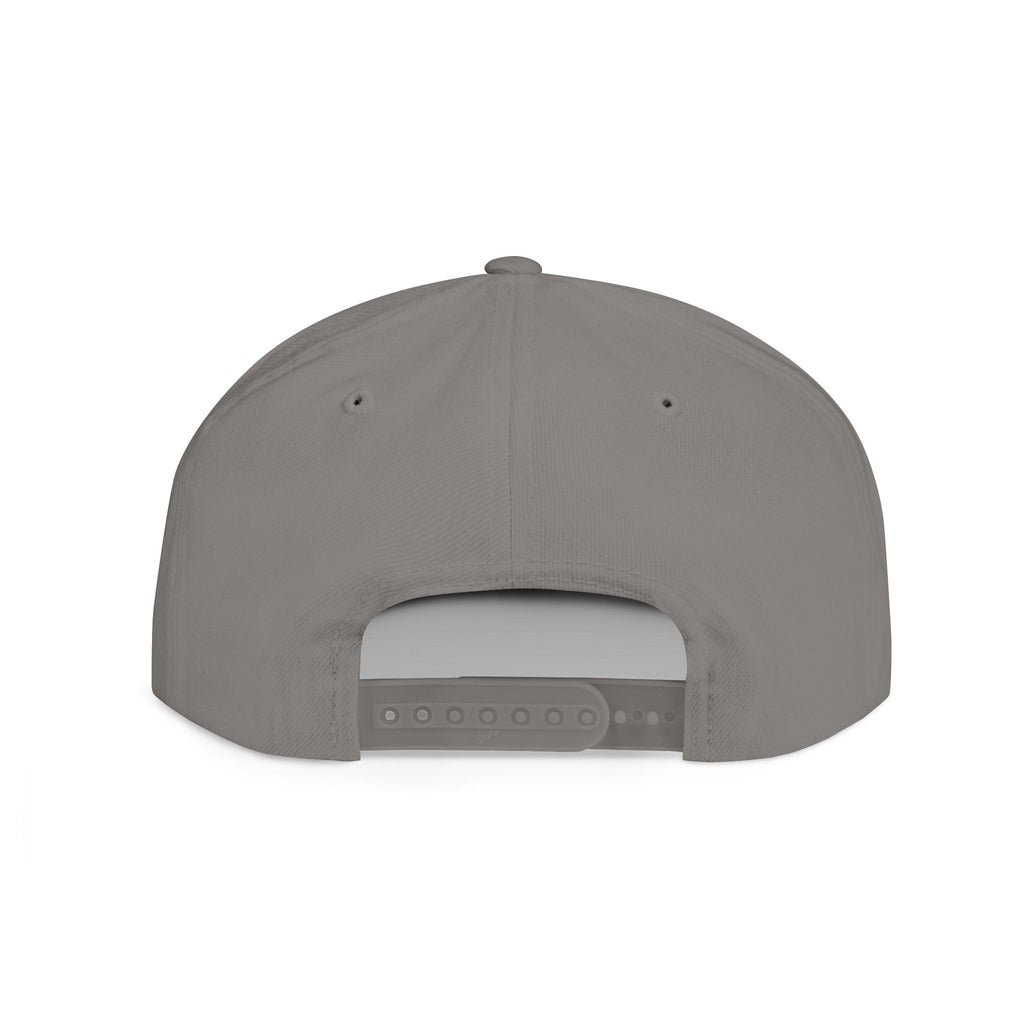 Boston Throttle Flat Bill Snapback Hat — Vintage Motorcycle Racing Cap