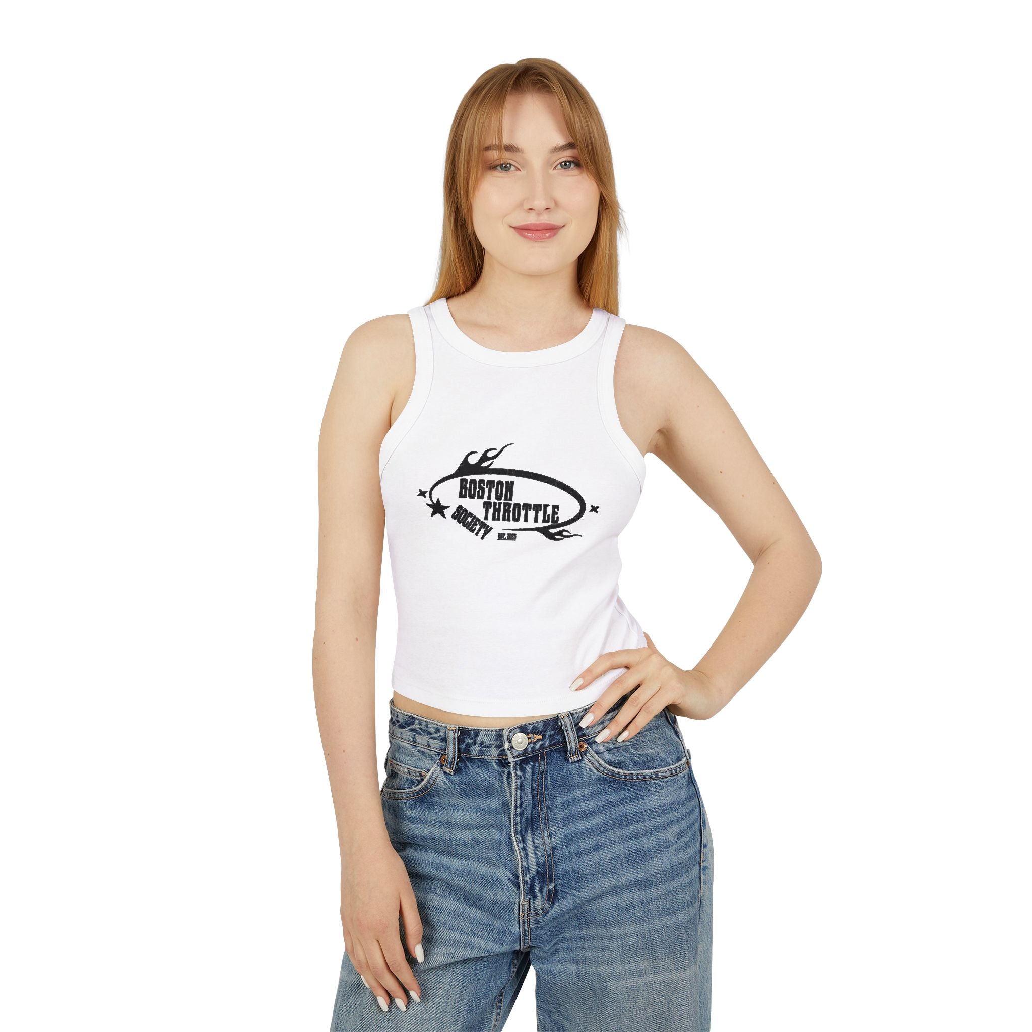 Women's Micro Rib Racer Tank Top
