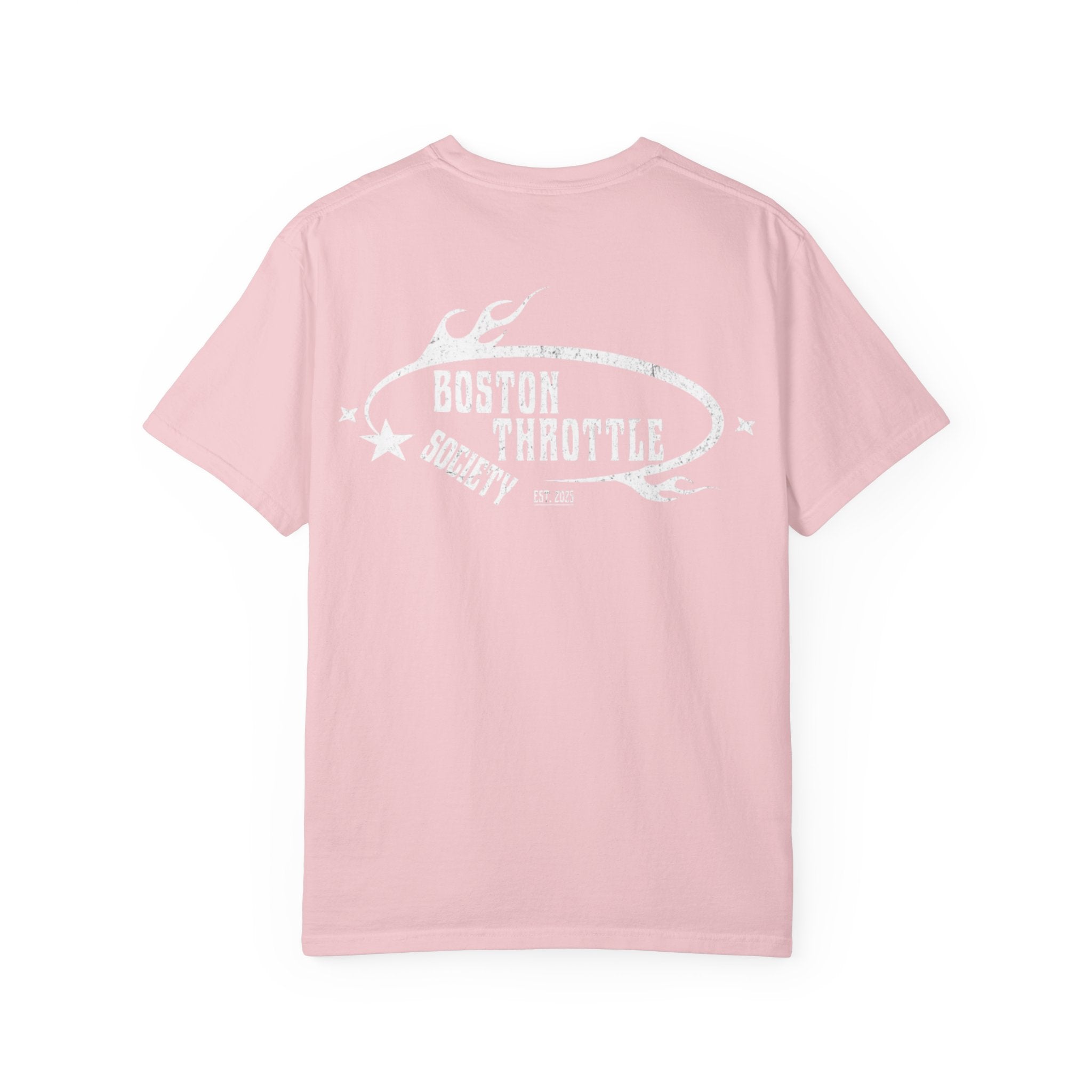 Vintage Oval Logo T-Shirt — Garment-Dyed Casual Tee