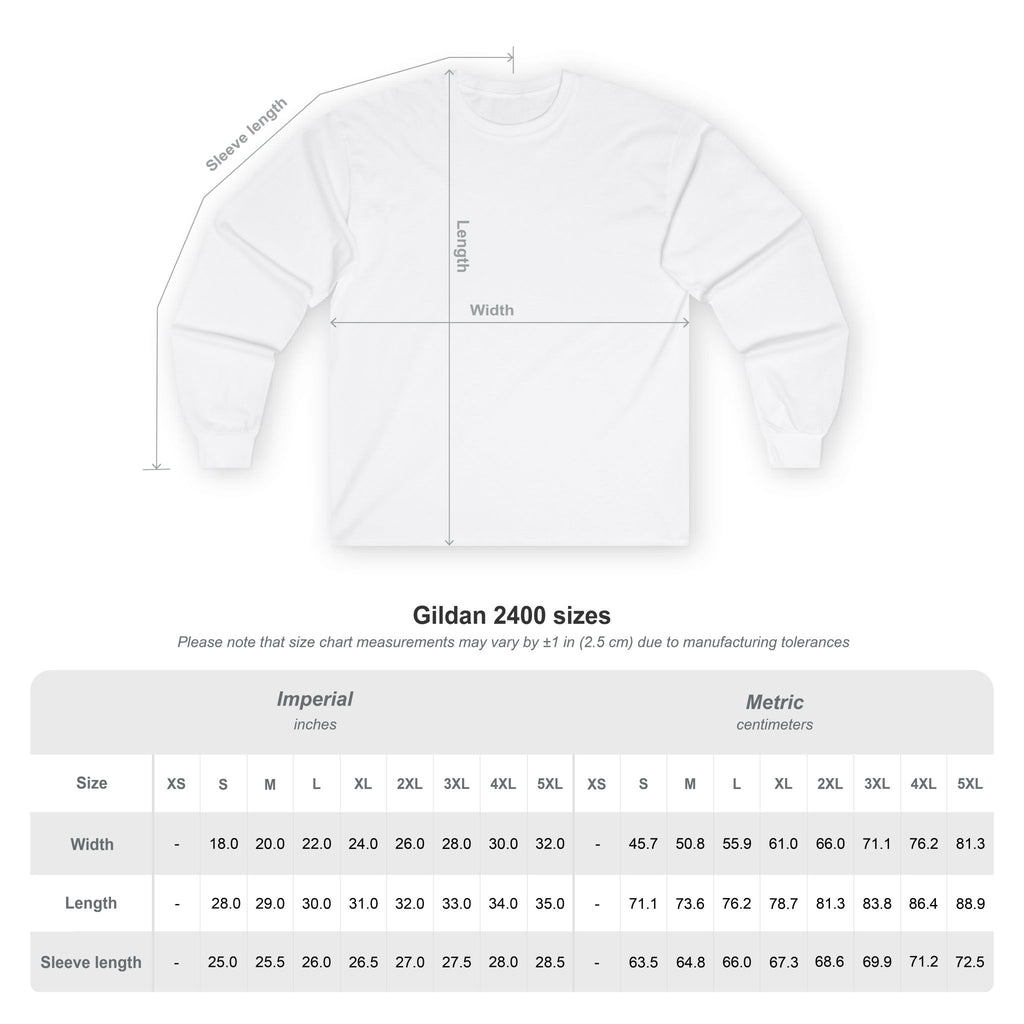 BTS The Drip Long Sleeve White Logo