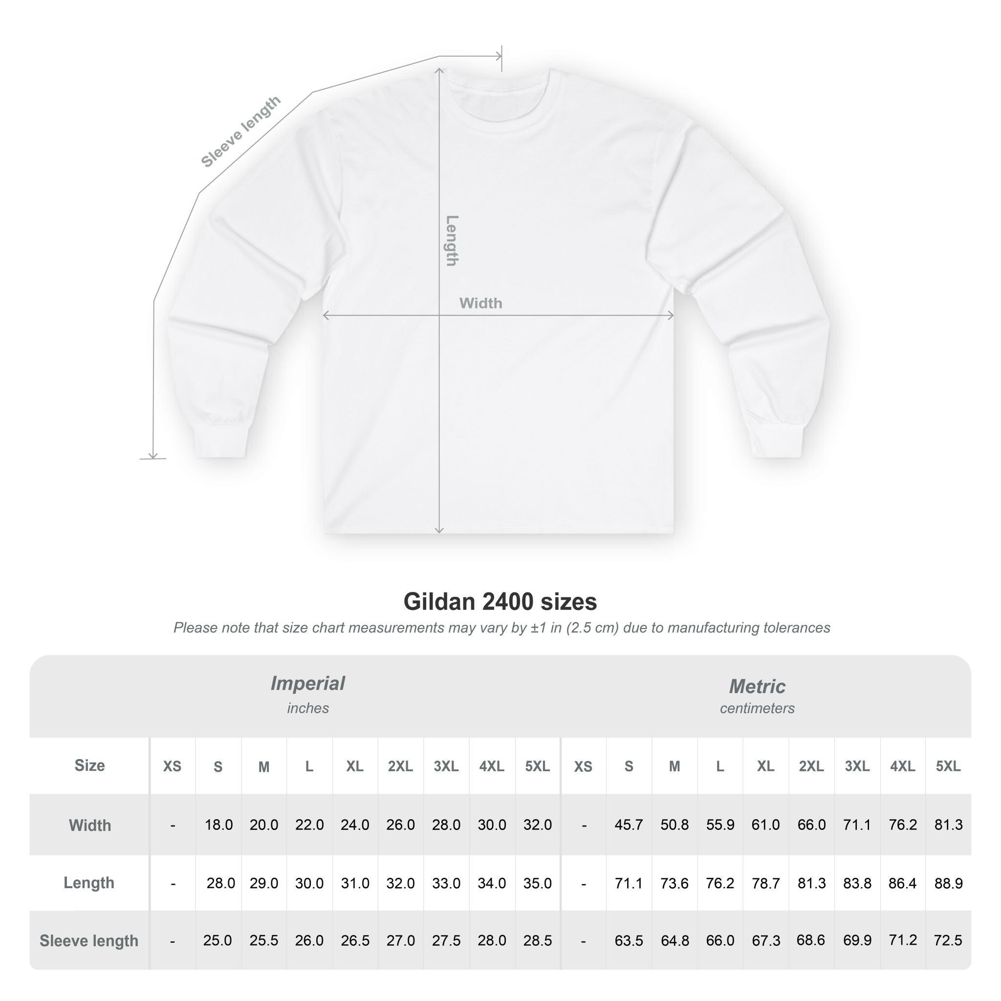 BTS The Drip Long Sleeve White Logo