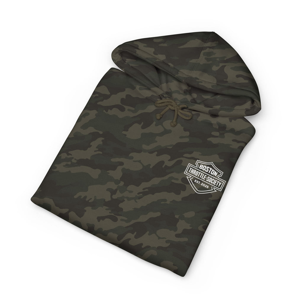 BTS Hoodie - 3 Camo's, Black, Navy