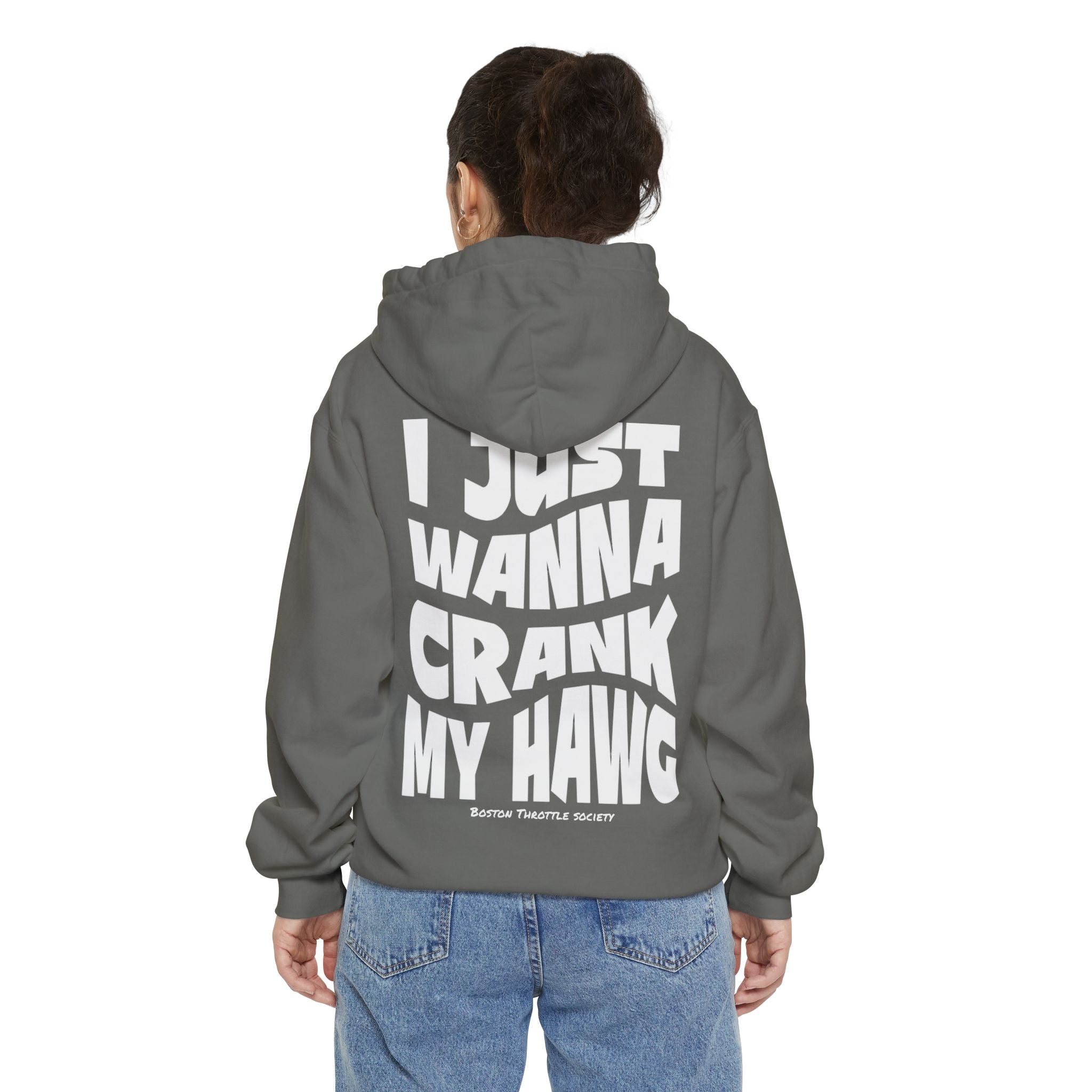 Circle Logo w/ I Just Wanna Crank My Hawg on Back