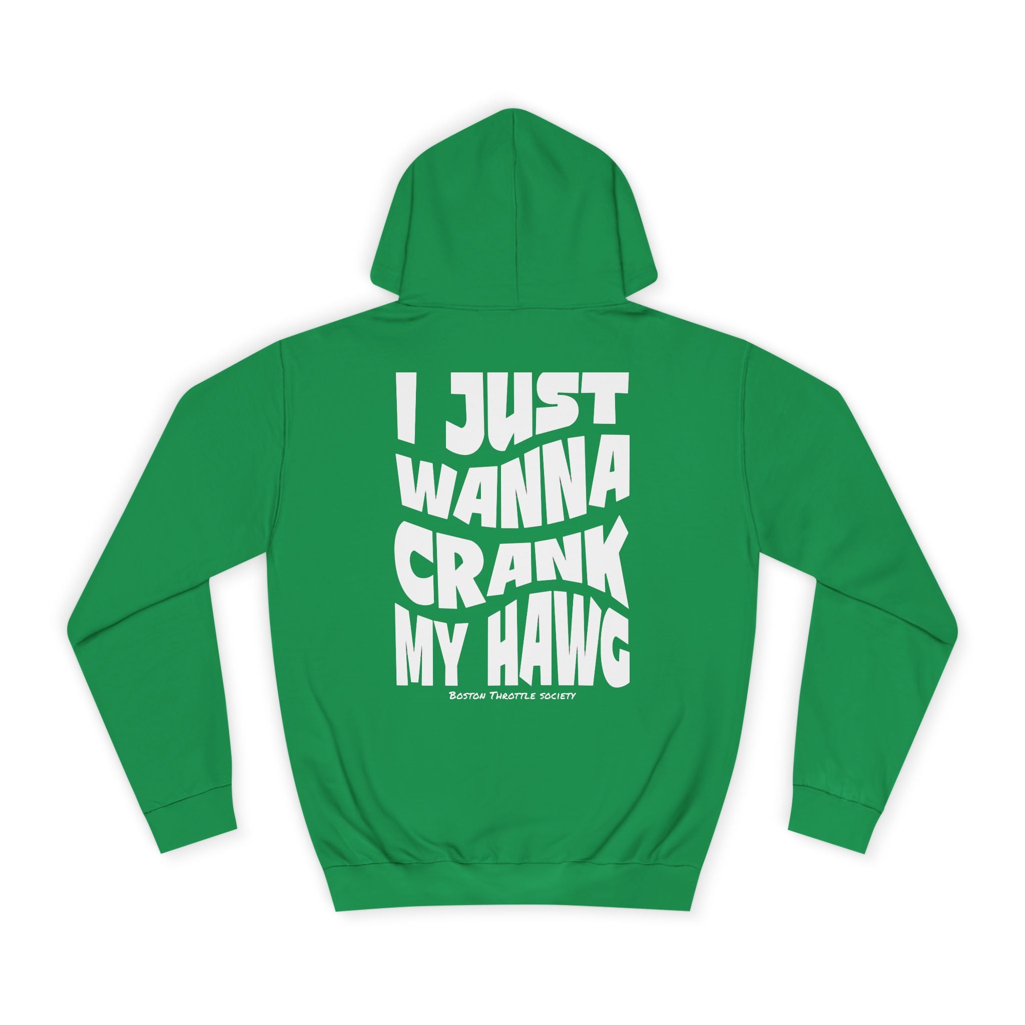 "I Just Wanna Crank My Hawg" Oversized Graphic Hoodie