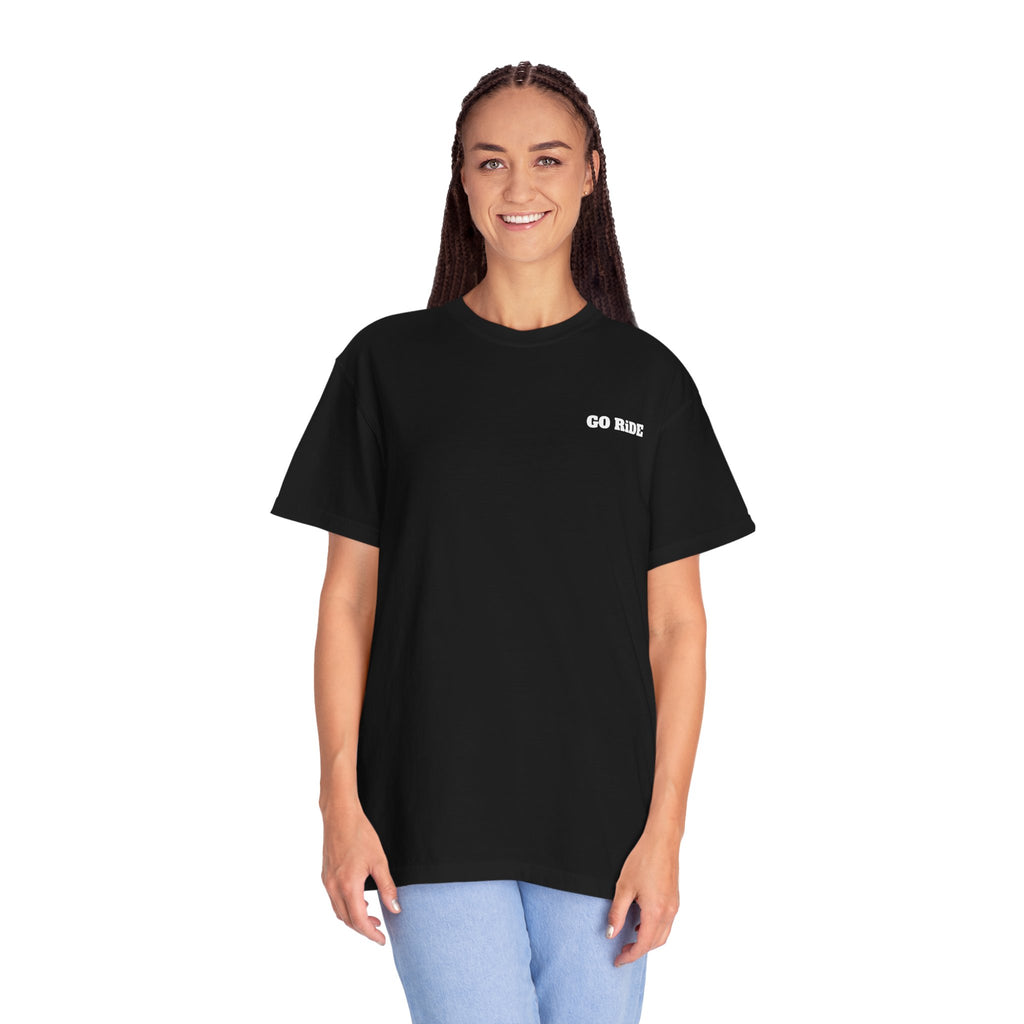 Vintage Oval Logo T-Shirt — Garment-Dyed Casual Tee