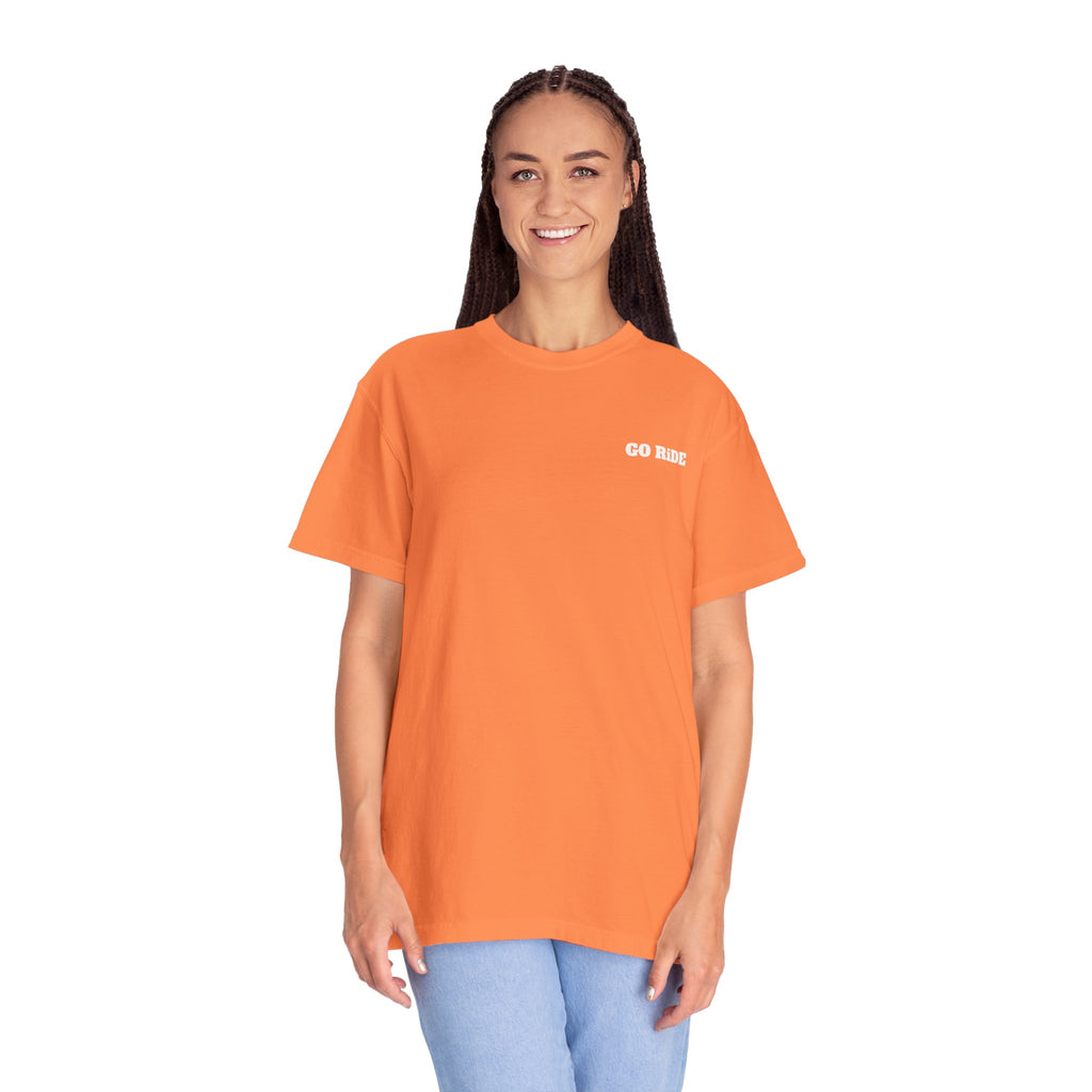 Vintage Oval Logo T-Shirt — Garment-Dyed Casual Tee