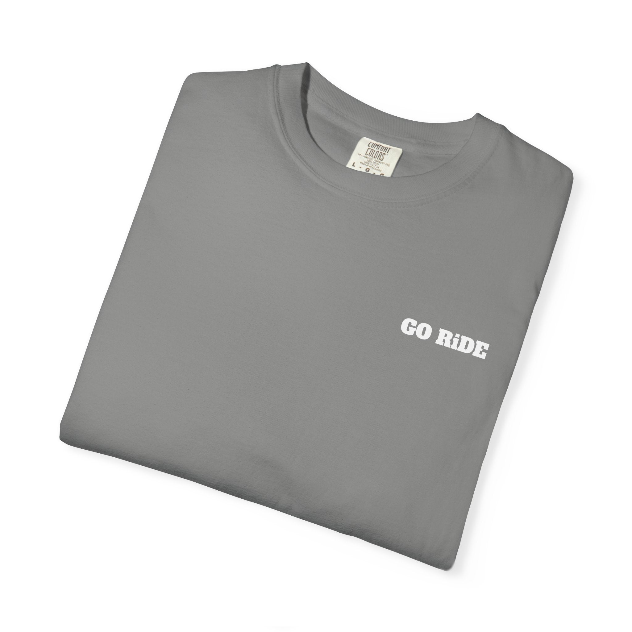 Vintage Oval Logo T-Shirt — Garment-Dyed Casual Tee