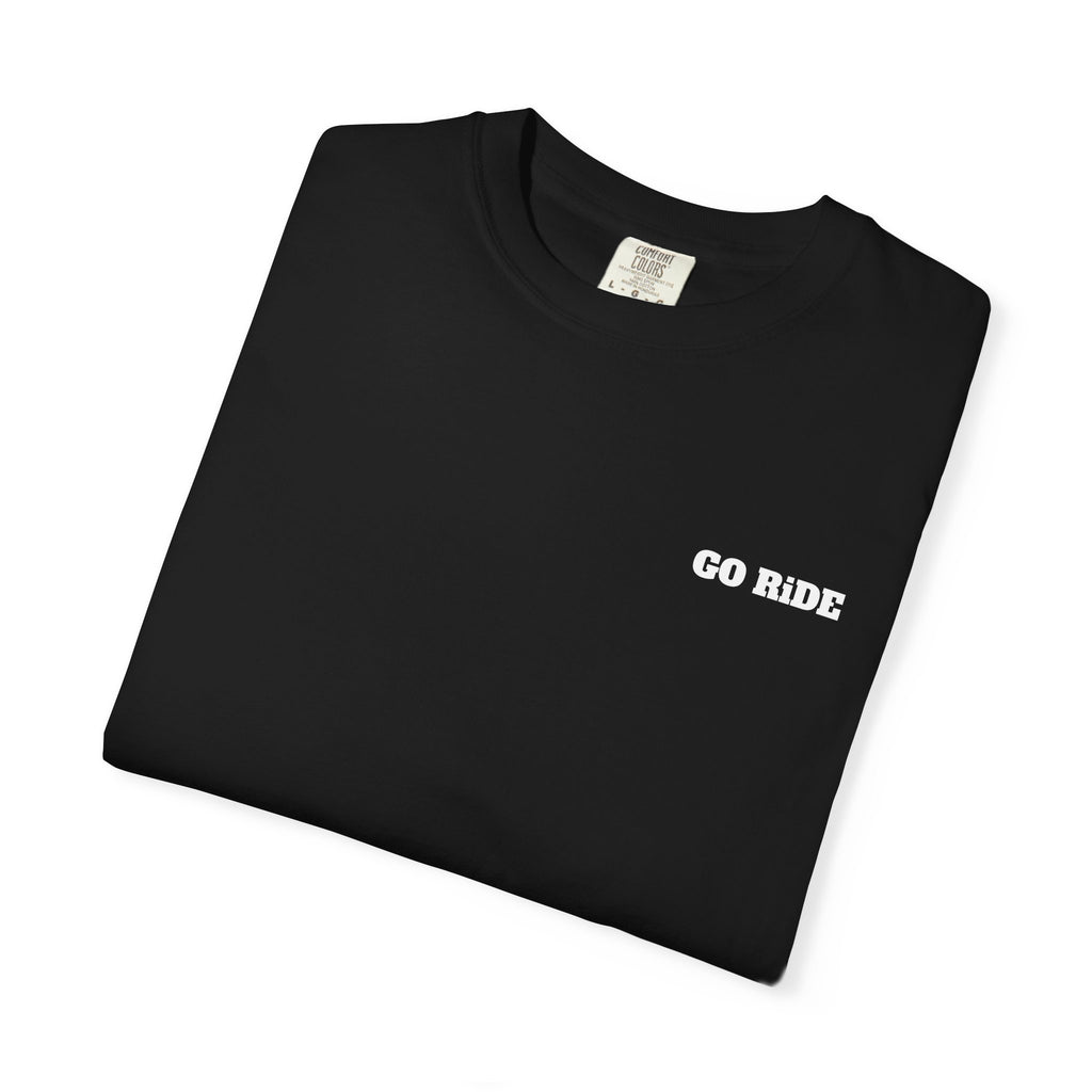 Vintage Oval Logo T-Shirt — Garment-Dyed Casual Tee