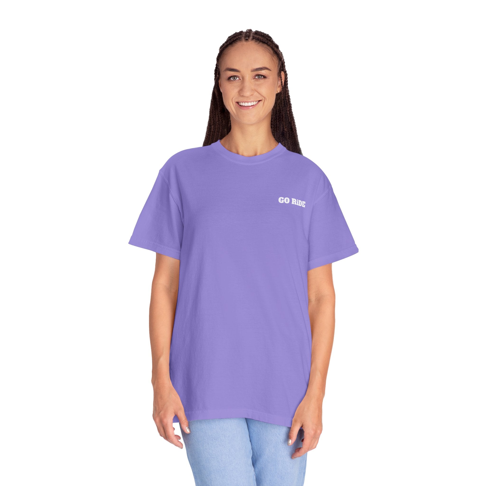 Vintage Oval Logo T-Shirt — Garment-Dyed Casual Tee